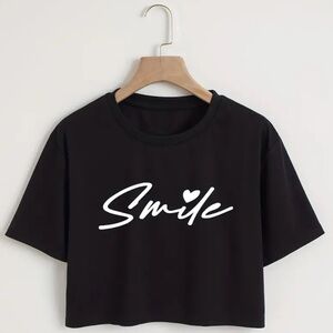 Smile Crop Top